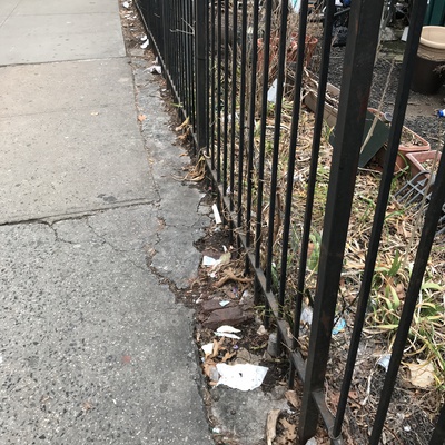 Trash near 1890 Lexington Avenue, New York City