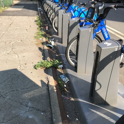 Trash near 111 East 118th Street, New York