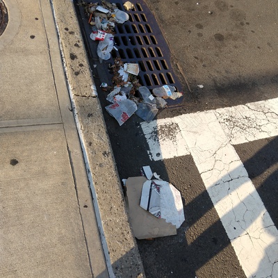 Trash near 23-42 30th Avenue, New York