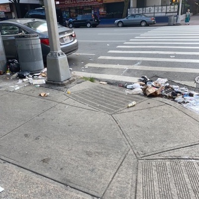 Trash near 177 East 122nd Street, New York