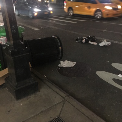 Trash near 725 Lexington Avenue, New York City