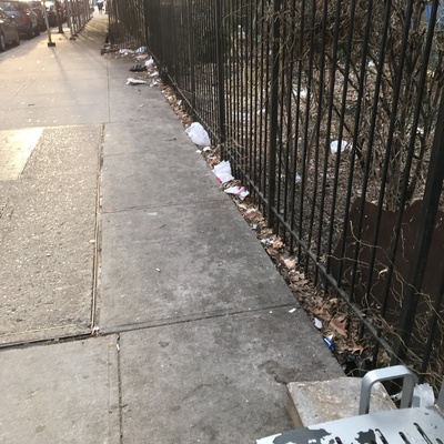 Trash near 1901 Lexington Avenue, New York City