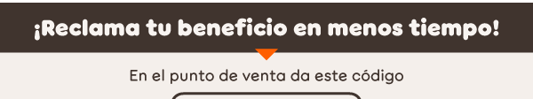 Reclama tu beneficio