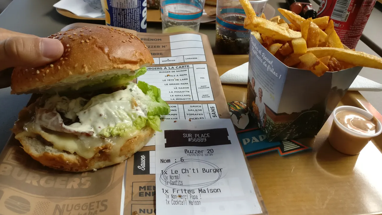 Photo du produit Ch'ti Burger [Fast-Food - Les Burgers de Papa] prise par Benbb96