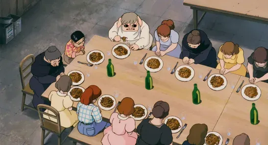 ピッコロ社のトマトスパゲッティ(紅の豚)