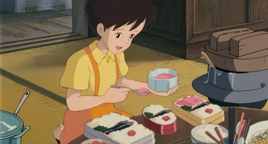 サツキのお弁当(となりのトトロ)