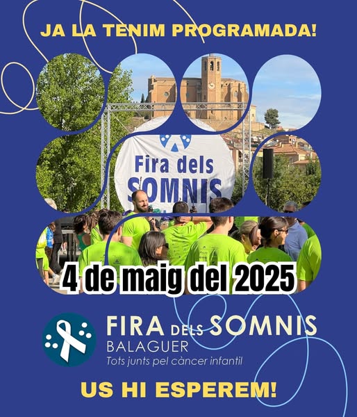 Cartell de 'Fira dels Somnis' de Balaguer del 2025