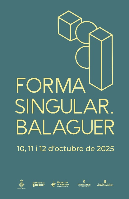 Cartell de 'Forma Singular Balaguer' de Balaguer del 2025