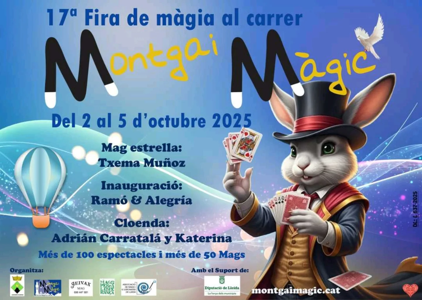 Cartell de 'Montgai Màgic' de Montgai del 2025