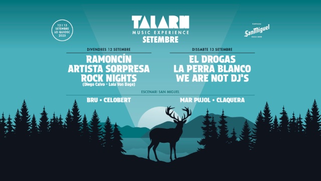 Cartell de 'Talarn Music Experience' de Talarn del 2025