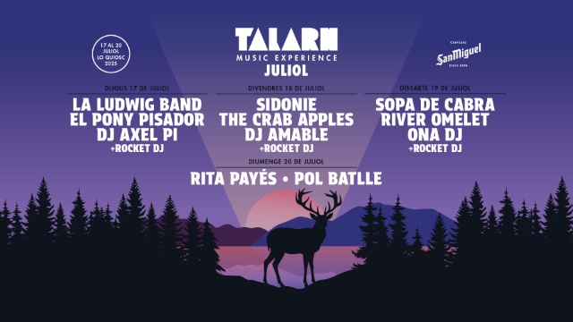 Cartell de 'Talarn Music Experience' de Talarn del 2025