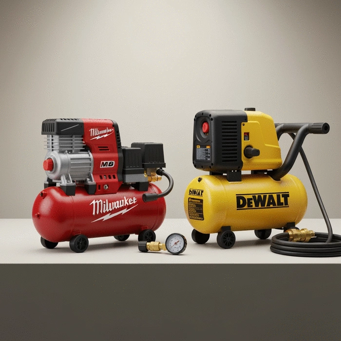 Milwaukee M18 vs Dewalt Portable Air Compressor: Which Is Best for DIY and Professional Use?