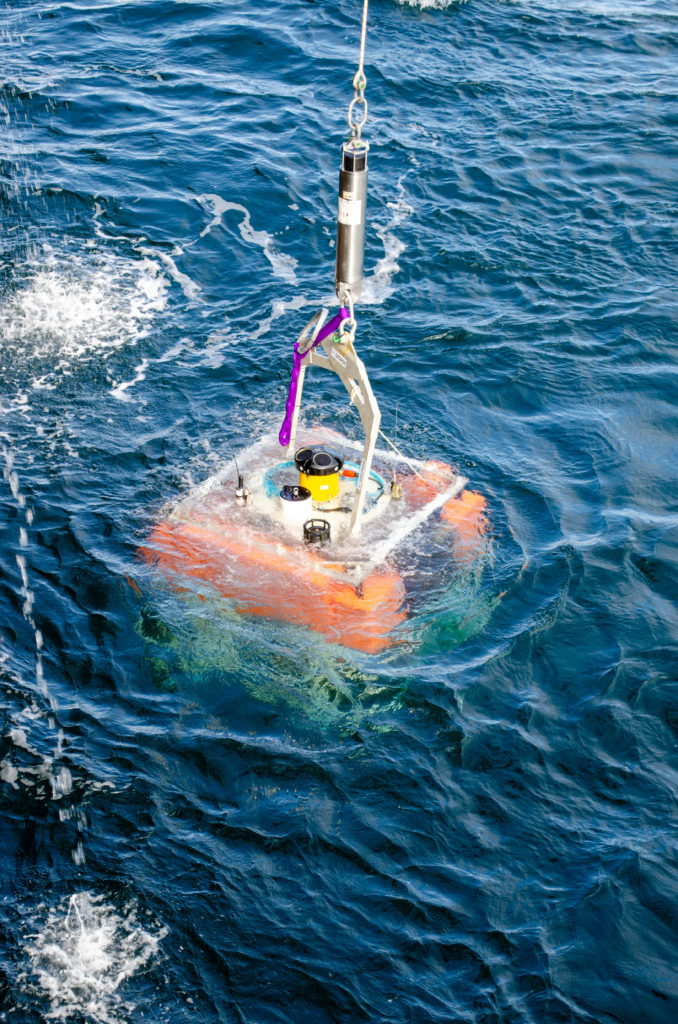 GEORGE prepares for the recovery of deep-sea instrument EGIM from Northeast Atlantic