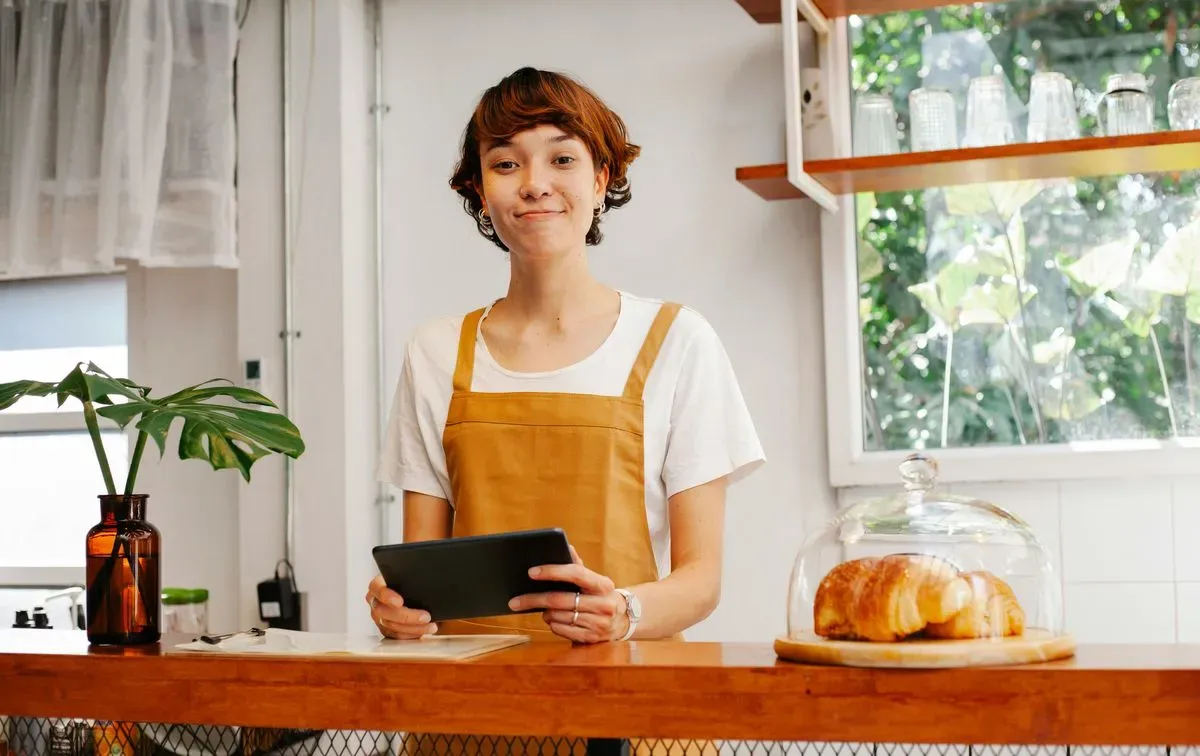 Food retail environment representing digital presence and menu management across locations.