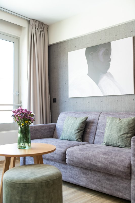 Enattica Suites, comfortable room with sofa
