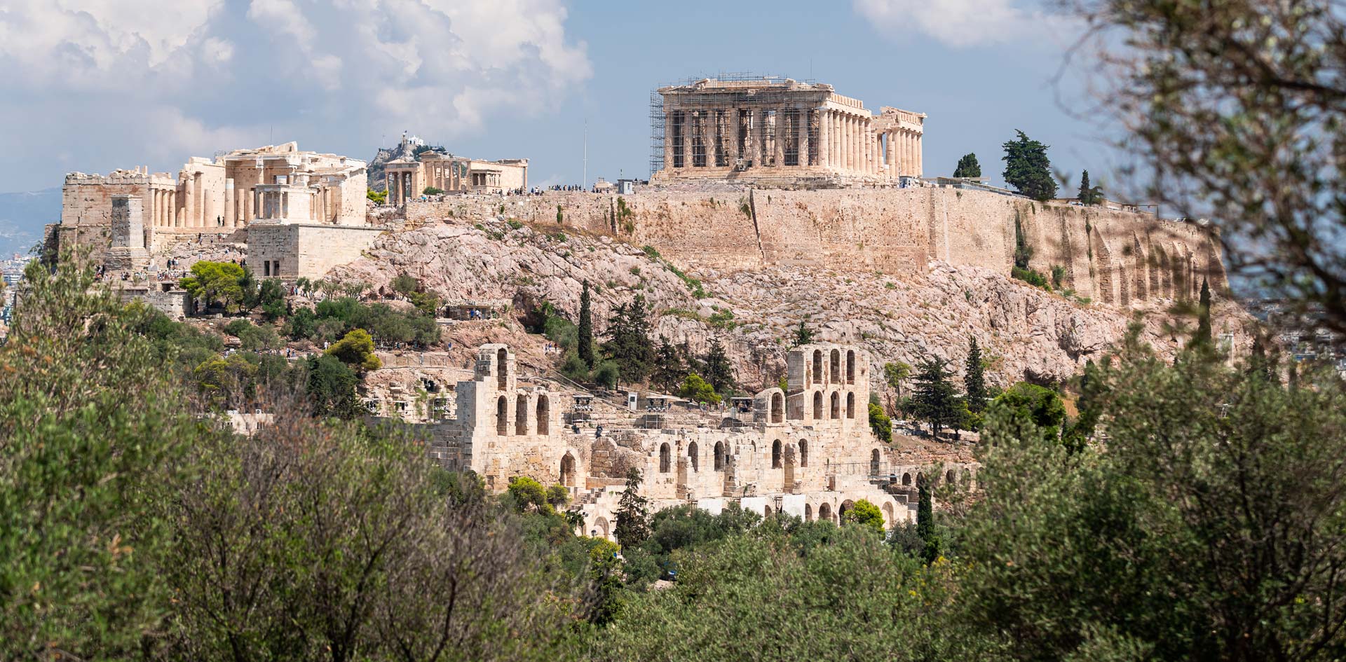 Archeological area in Athens