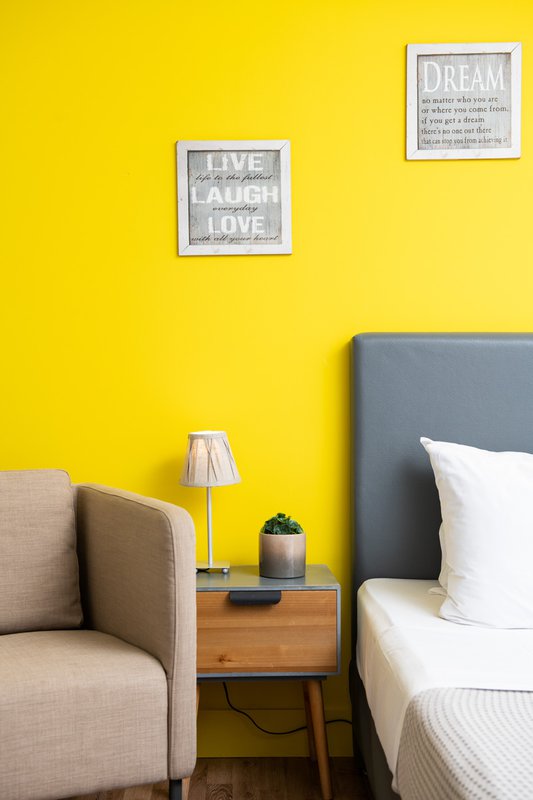 Yellow bedroom , Enattica Syntagma Living