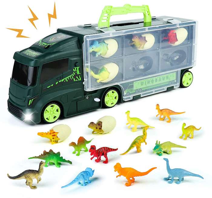 Camión con dinosaurios Symiu