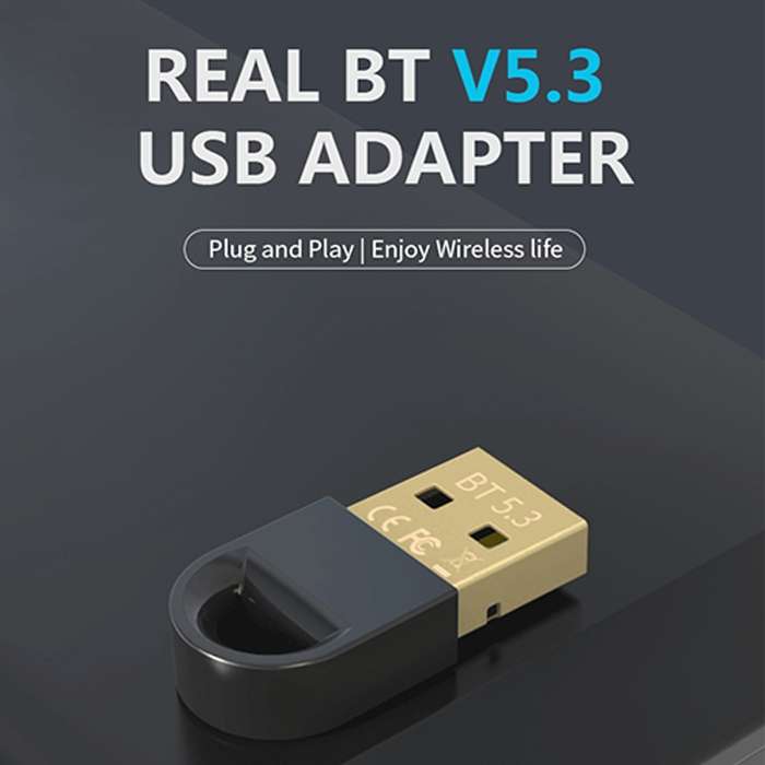 Adaptador USB Bluetooth 5,3 5,0, receptor BT5.3, Dongle para PC, ratón  inalámbrico, auriculares, altavoz, ordenador portátil - AliExpress