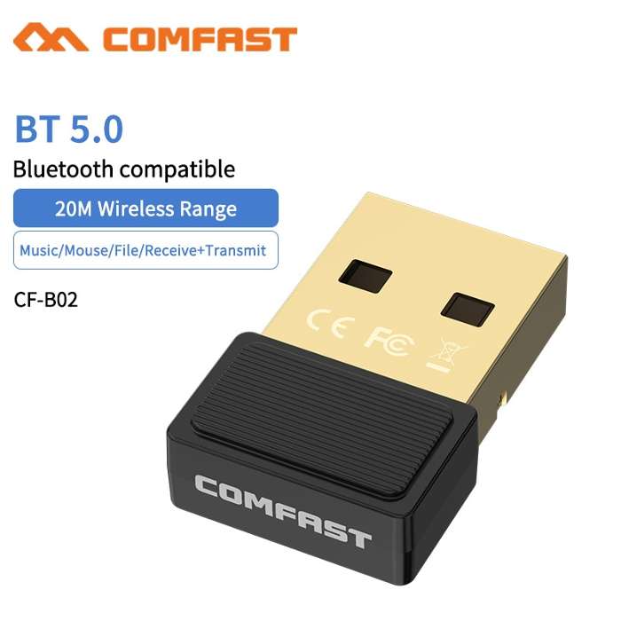 Adaptador Bluetooth Compatible Para PC USB Receptor Transmisor Inalambrica  Nuevo