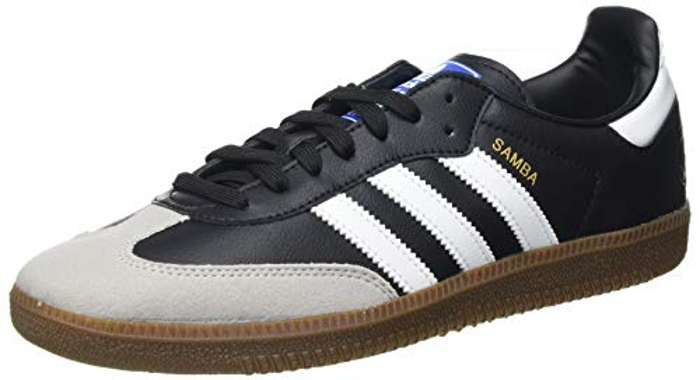 Limón Existe Solicitud adidas Samba Vegan, Sneaker Hombre, Footwear White/Core Black/Gum, 41 1/3 EU