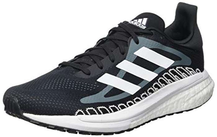 adidas Solar Glide ST W, Zapatillas Running Mujer, NEGBÁS/NEGBÁS/NEGBÁS, 38