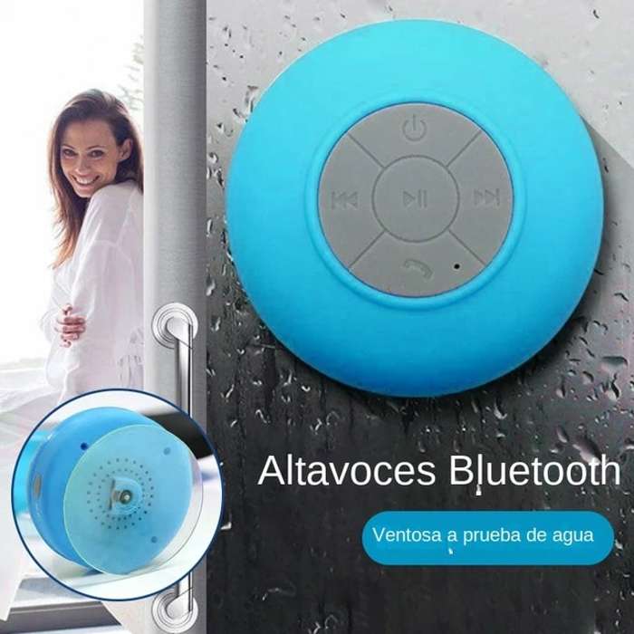 Mini Altavoz Bateria Bluetooth De Ducha Resistente Al Agua Con Ventosa Rosa  con Ofertas en Carrefour