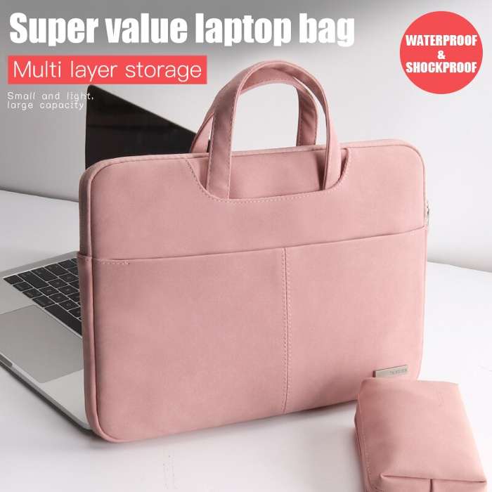 Bolso de cuero PU ordenador portátil para maletín para Macbook Air 13,3 14