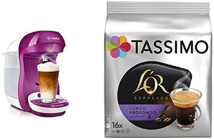 ▷ Chollo Cafetera de cápsulas Bosch Tassimo Happy por sólo 32,99€ con envío  gratis (58% de descuento)