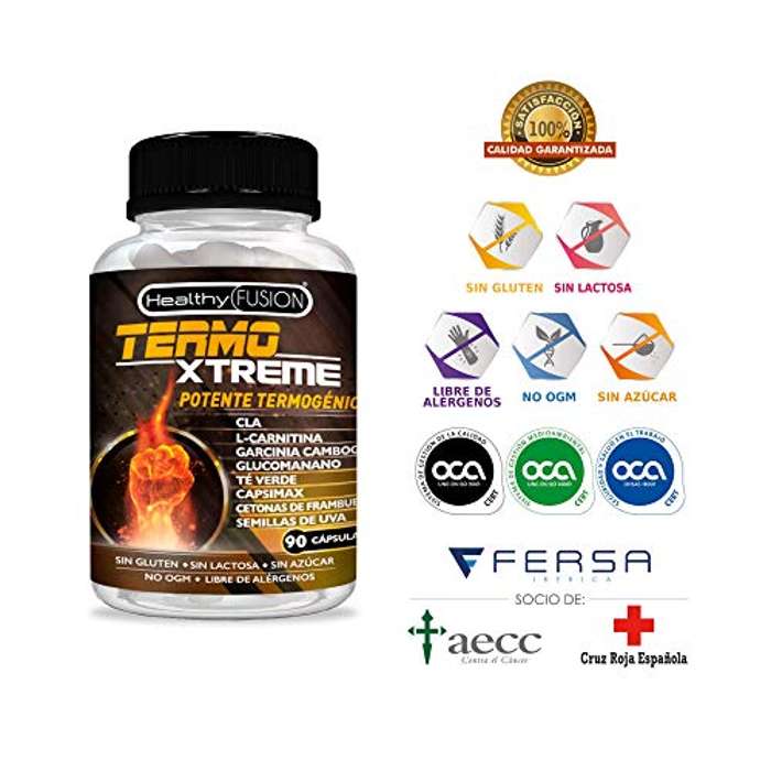 Exclusivo Termogénico Y Adelgazante Con Potente Acción Quemagrasas, Garcinia Cambogia + L-carnitina + Cla + Glucomanano + Te Verde, Estimula  El Metabolismo, Reduce El Apetito, 90 Cápsulas. con Ofertas en Carrefour