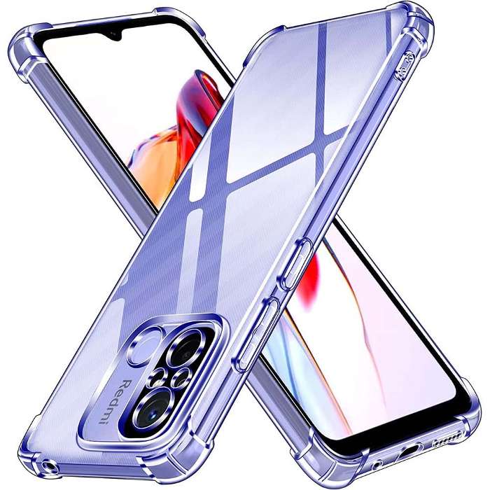 Cresee Funda para Xiaomi Redmi Note 13 4G, Funda Transparente con