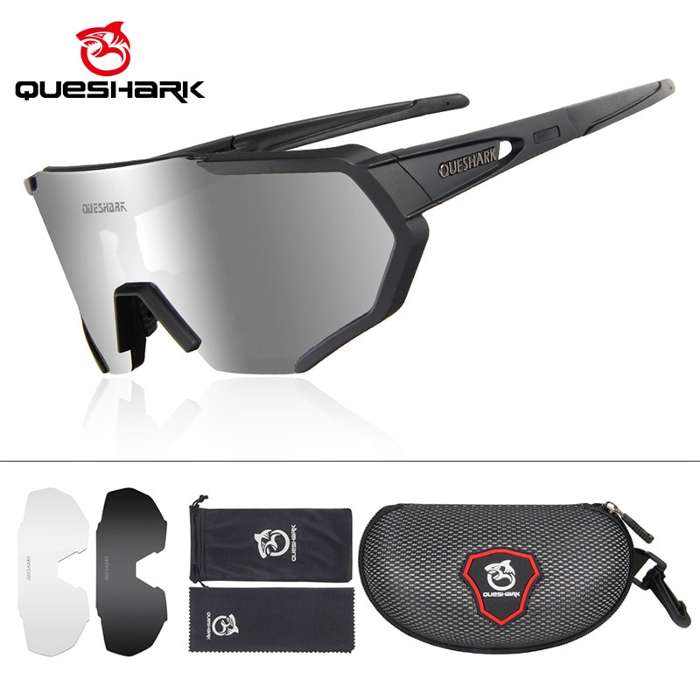 Gafas de sol deportivas polarizadas para hombre y mujer, lentes