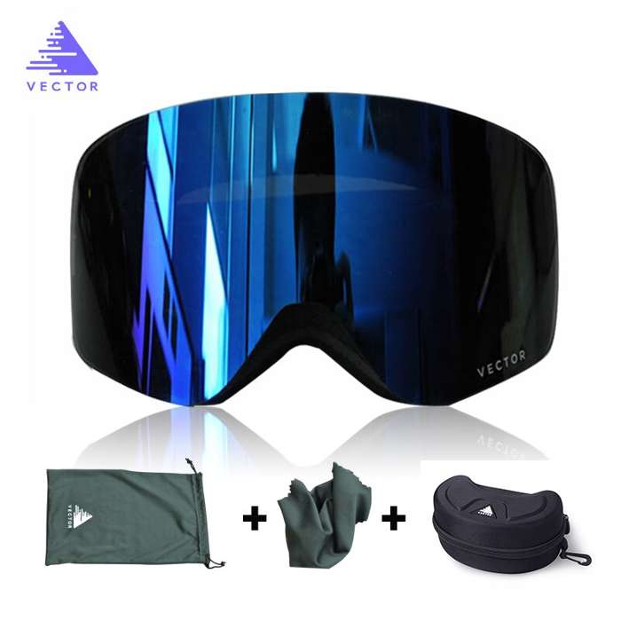 Gafas de esquí profesionales Lente de hombre Uv400 Adulto Antiniebla Gafas  de esquí snowboard Gafas de esquí de mujer Gafas de nieve de invierno  ultraligeras