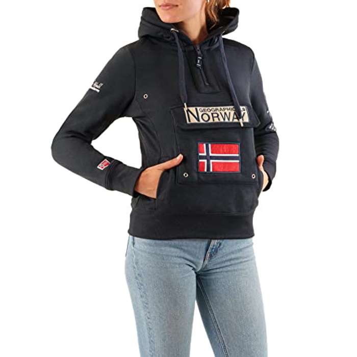 SUDADERA DE MUJER GYMCLASS AZUL MARINO