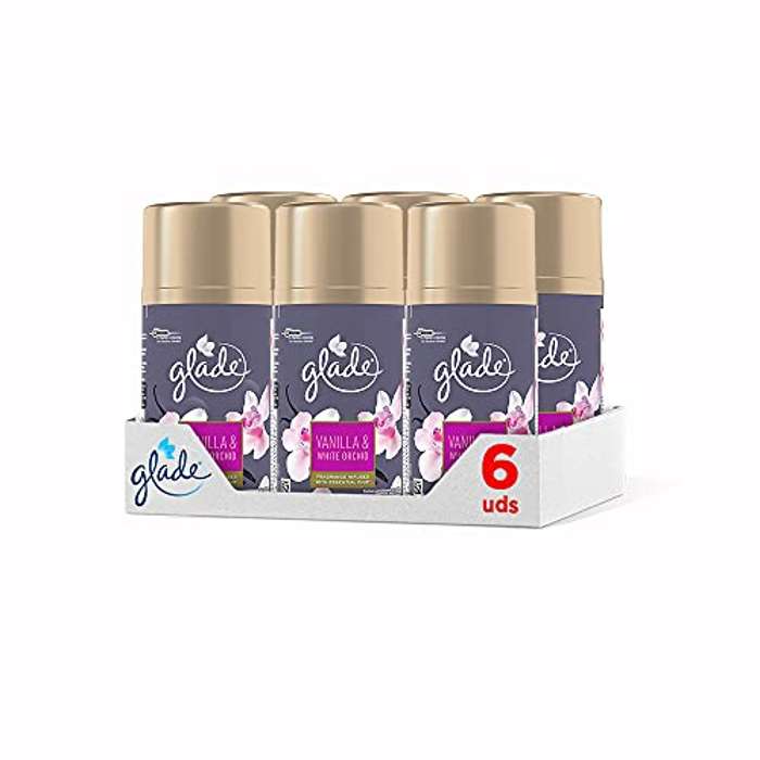 Glade Recambio de ambientador automático vanilla & white orchid Glade  automatico 269 ml