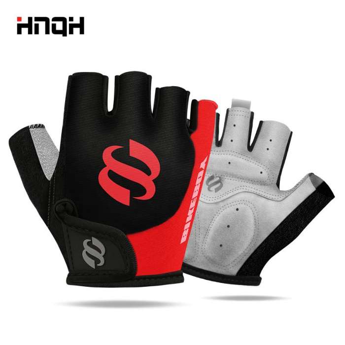 Guantes de medio dedo para gimnasio, Fitness, antideslizantes, guantes con  almohadilla de Gel para hombre y mujer, guantes sin dedos para gimnasio y  ciclismo, guantes para bicicleta – Los mejores productos en