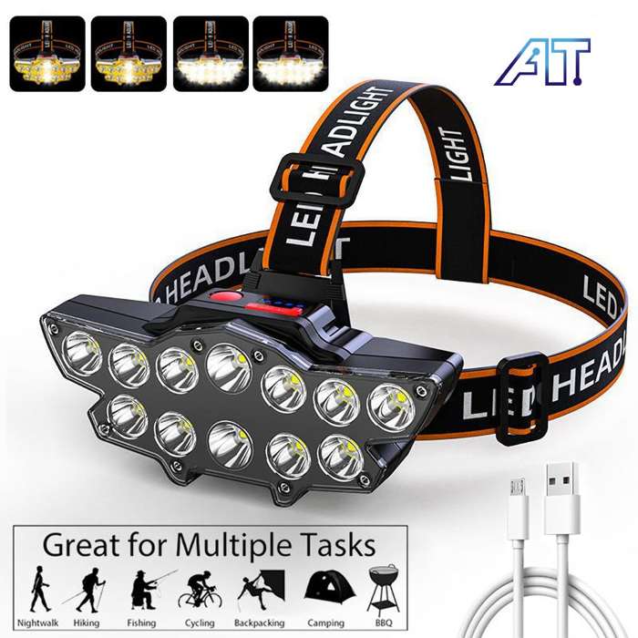 Linterna LED Camping Multifunción 12 Bombillas LEDs Linterna de