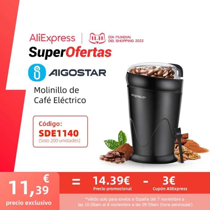 Molinillo de café eléctrico de 300W Molinillo multiusos Cuchillas