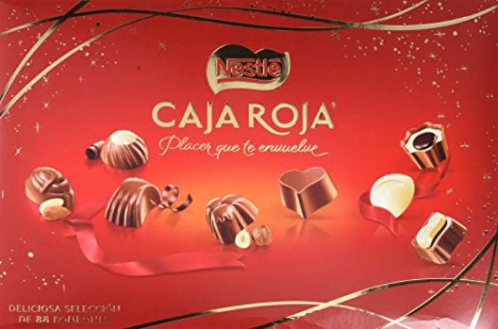  Nestlé Caja Roja Bombones de Chocolate - Bombones 800 gr