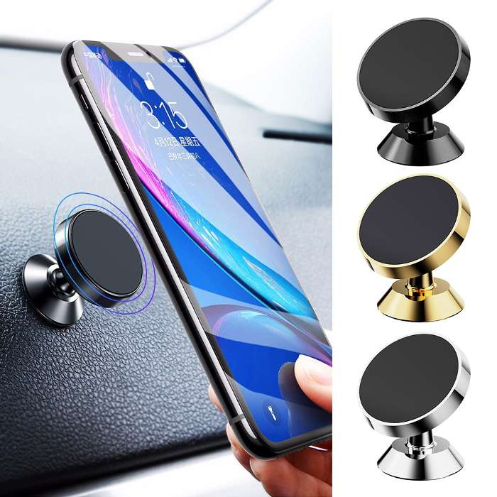 Soporte magnético para teléfono móvil para coche, soporte magnético para  teléfono móvil, GPS, para iPhone, Xiaomi