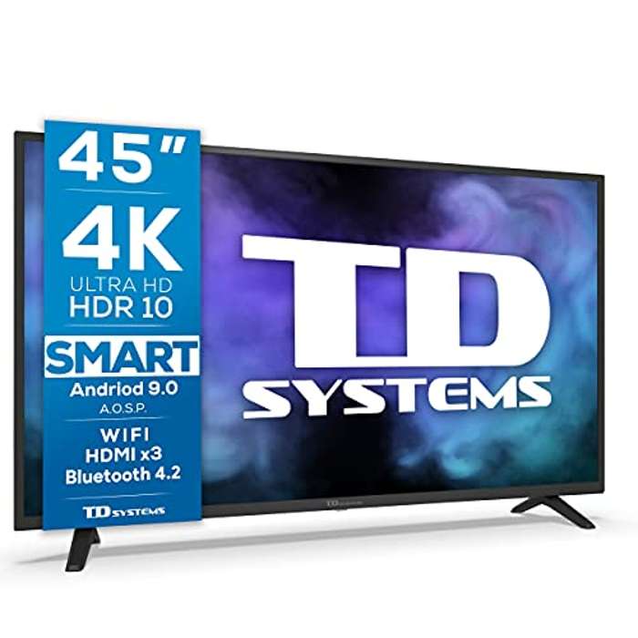 TD Systems - Smart TV 45 Pulgadas 4K HDR10 - Tele de segunda mano