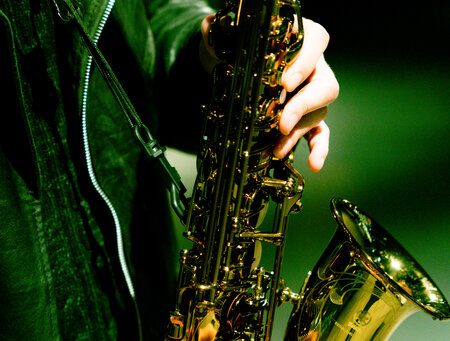 Saxophonist Matt Landi 
