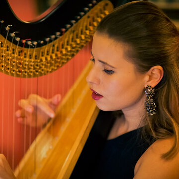 Hire Valeria Clarke Harpist with Encore