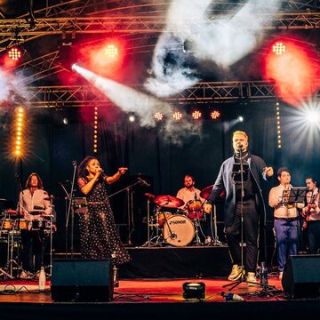 Hire MK & the Misters Disco & funk band with Encore