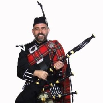 Hire Paul Boness Bagpiper with Encore