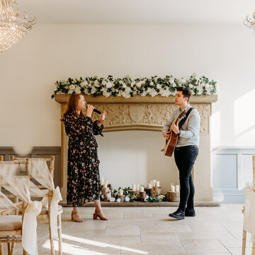 Hire Becky & Josh Acoustic duo with Encore