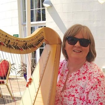 Hire Loreto McAuley Celtic harpist with Encore