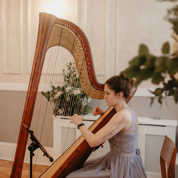 Hire Laura Marquino Falguera Harpist with Encore