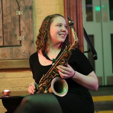 Hire Becky Eden-Green Alto saxophonist with Encore