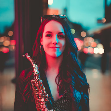 Hire Emma Sax Alto saxophonist with Encore